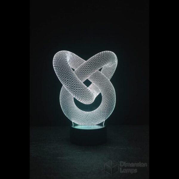 3D Acrylic Illusion Lamp Love Knot