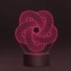 3D Acrylic Illusion Lamp Torus Spiral Shape